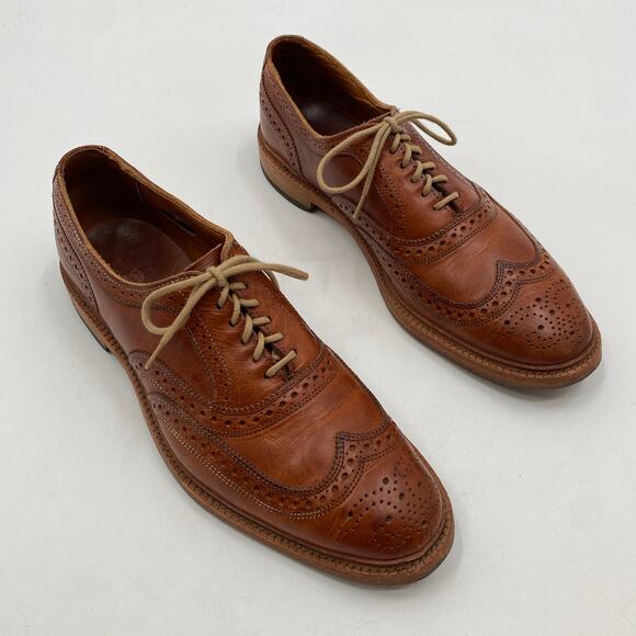 Allen Edmond 11 cognac leather McTavish Oxfords - Picture 9 of 9